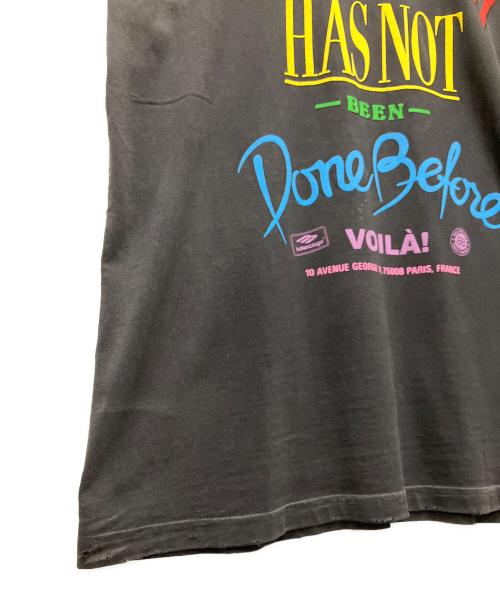 BALENCIAGA（バレンシアガ）BALENCIAGA (バレンシアガ) 24AW Not Been Done T-Shirt/フロントマルチカラープリント半袖T ブラック サイズ:Lの古着・服飾アイテム