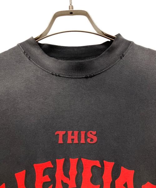 BALENCIAGA（バレンシアガ）BALENCIAGA (バレンシアガ) 24AW Not Been Done T-Shirt/フロントマルチカラープリント半袖T ブラック サイズ:Lの古着・服飾アイテム