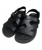 HERMESエルメス）の古着「Delphes　サンダル」｜ブラック