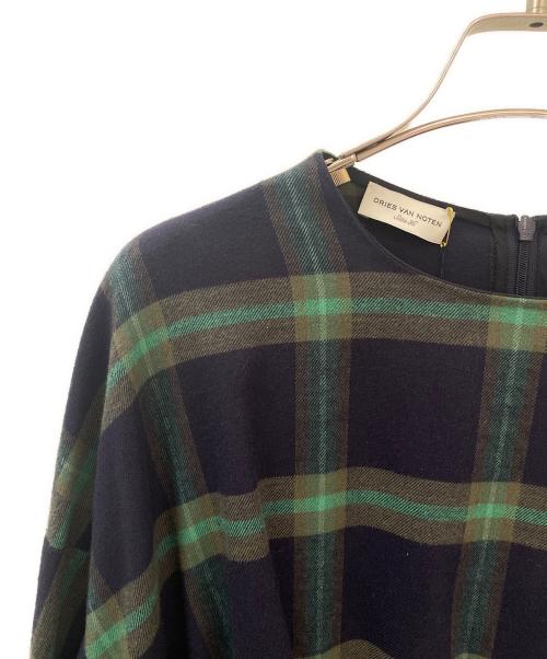 DRIES VAN NOTEN（ドリスヴァンノッテン）DRIES VAN NOTEN (ドリスヴァンノッテン) CASONI 1211 W.W.SHIRT ネイビー サイズ:36の古着・服飾アイテム