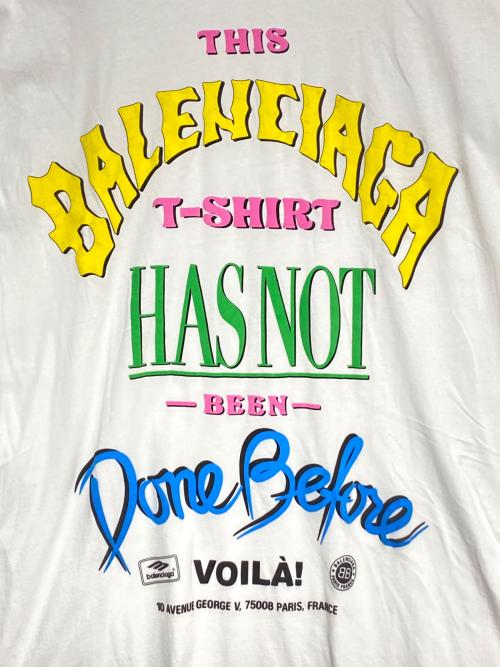 BALENCIAGA（バレンシアガ）BALENCIAGA (バレンシアガ) ノースリーブカットソー ホワイト サイズ:1の古着・服飾アイテム