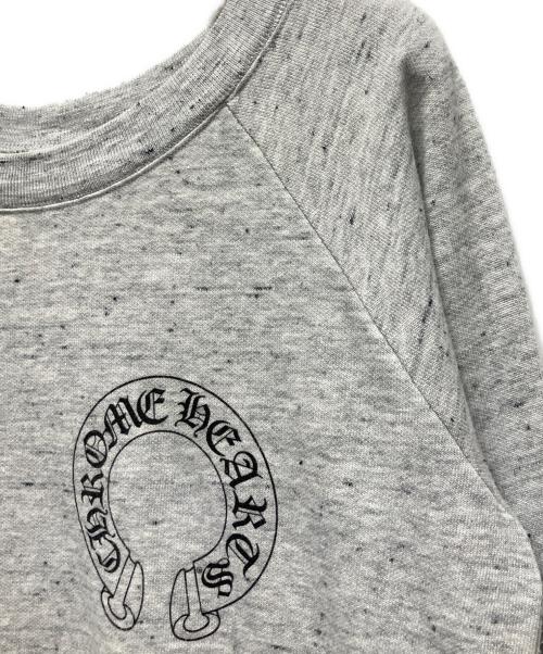 CHROME HEARTS（クロムハーツ）CHROME HEARTS (クロムハーツ) MATTY BOY (マッティー ボーイ) ×MATTY BOY クロムハーツ ホースシュー スウェット プルオーバー ライトグレー サイズ:XSの古着・服飾アイテム