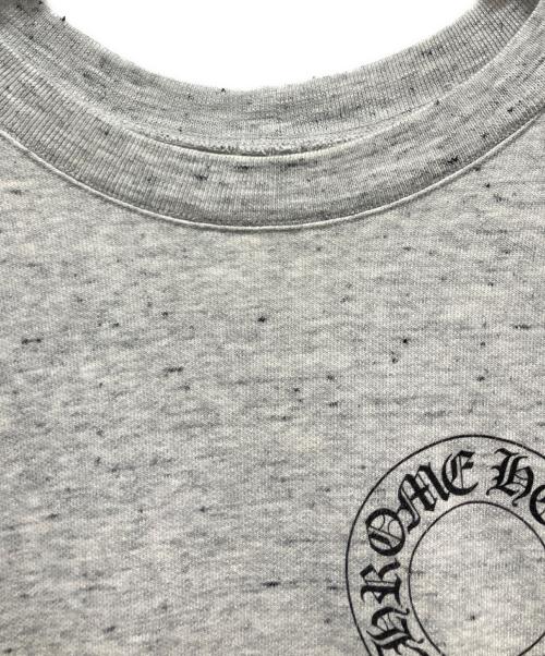 CHROME HEARTS（クロムハーツ）CHROME HEARTS (クロムハーツ) MATTY BOY (マッティー ボーイ) ×MATTY BOY クロムハーツ ホースシュー スウェット プルオーバー ライトグレー サイズ:XSの古着・服飾アイテム