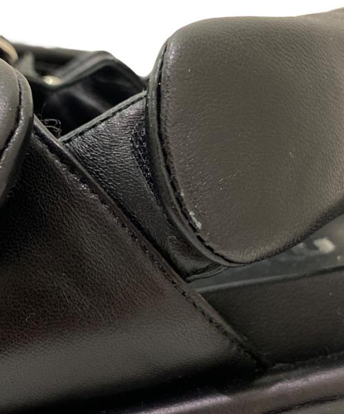 MIU MIU（ミュウミュウ）MIU MIU (ミュウミュウ) キルティングナッパーレザーサンダル ブラック サイズ:36　１/２の古着・服飾アイテム