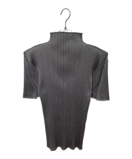 PLEATS PLEASE（プリーツプリーズ）PLEATS PLEASE (プリーツプリーズ) プリーツカットソー グレー サイズ:4の古着・服飾アイテム