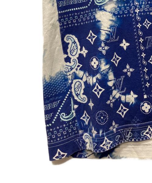 LOUIS VUITTON（ルイ ヴィトン）LOUIS VUITTON (ルイ ヴィトン) 22AW/モノグラムバンダナ プリントTシャツ ブルー サイズ:Sの古着・服飾アイテム