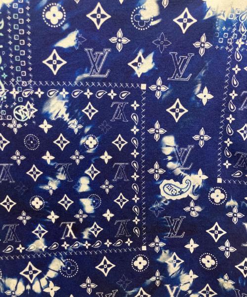 LOUIS VUITTON（ルイ ヴィトン）LOUIS VUITTON (ルイ ヴィトン) 22AW/モノグラムバンダナ プリントTシャツ ブルー サイズ:Sの古着・服飾アイテム