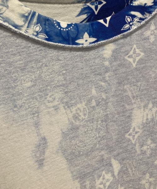 LOUIS VUITTON（ルイ ヴィトン）LOUIS VUITTON (ルイ ヴィトン) 22AW/モノグラムバンダナ プリントTシャツ ブルー サイズ:Sの古着・服飾アイテム