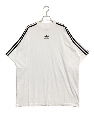 adidas balenciaga ホワイトシャツ Balenciaga x adidas 22 years Cotton T-shirt 1 Men's White 731769