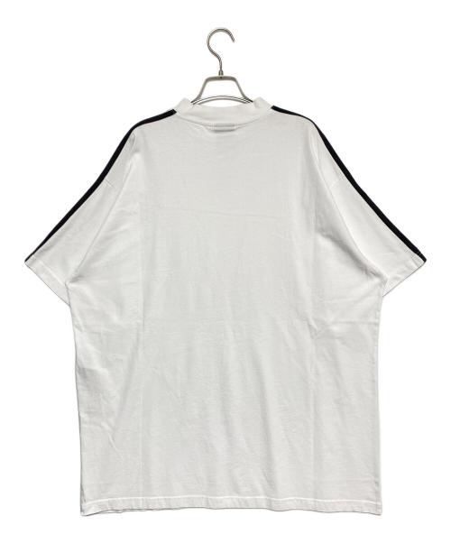 BALENCIAGA（バレンシアガ）BALENCIAGA (バレンシアガ) adidas (アディダス) 3ストライプTシャツ ホワイト サイズ:3の古着・服飾アイテム