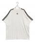 BALENCIAGA（バレンシアガ）の古着「3ストライプTシャツ」｜ホワイト