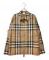 BURBERRY（バーバリー）の古着「ノバチェックジップアップジャケット」｜ベージュ