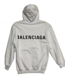 BALENCIAGA（バレンシアガ）の古着「バックロゴパーカー」｜ホワイト