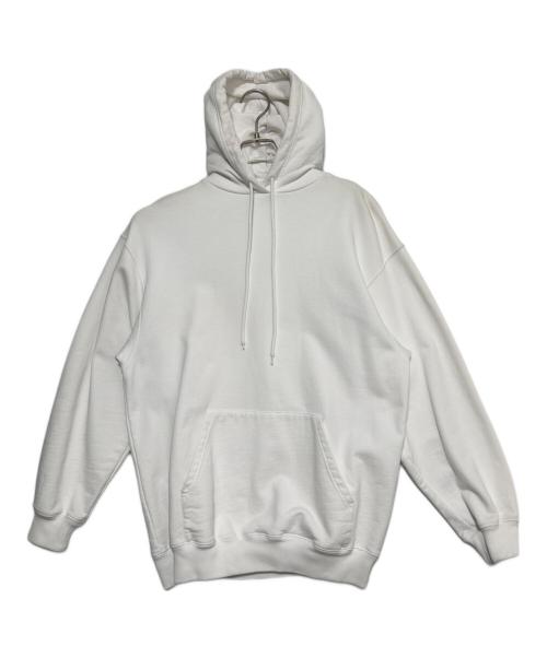 BALENCIAGA（バレンシアガ）BALENCIAGA (バレンシアガ) バックロゴパーカー ホワイト サイズ:XSの古着・服飾アイテム