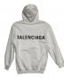 BALENCIAGA（バレンシアガ）の古着「バックロゴパーカー」｜ホワイト