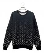LOUIS VUITTONルイ ヴィトン）の古着「モノグラムグラディエントニット」｜ブラック