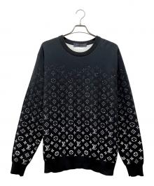 LOUIS VUITTON（ルイ ヴィトン）の古着「モノグラムグラディエントニット」｜ブラック