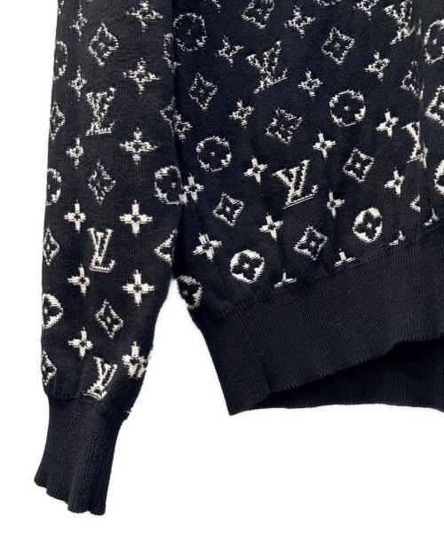 LOUIS VUITTON（ルイ ヴィトン）LOUIS VUITTON (ルイ ヴィトン) モノグラムグラディエントニット ブラック サイズ:Lの古着・服飾アイテム