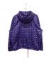 GUCCI (グッチ) adidas (アディダス) x Adidas Trefoil Print Jacket/トレフォイユプリント パーカー/GG総柄 ポリエステル×ナイロン ジャケット ブルー サイズ:46：90000円