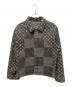 LOUIS VUITTON（ルイ ヴィトン）の古着「1A88WU ×NIGO ダミエ ウェーブス モノグラム デニムジャケット 」｜ブラック