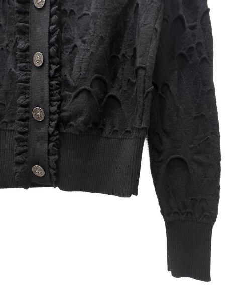 CHANEL（シャネル）CHANEL (シャネル) ココボタンカーディガン ブラック サイズ:34の古着・服飾アイテム