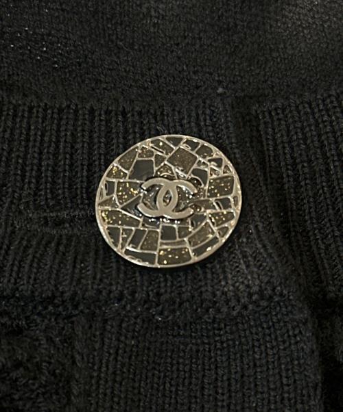 CHANEL（シャネル）CHANEL (シャネル) ココボタンカーディガン ブラック サイズ:34の古着・服飾アイテム