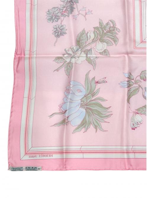 HERMES（エルメス）HERMES (エルメス) カレ90 花咲く海岸通り ピンク サイズ:90の古着・服飾アイテム