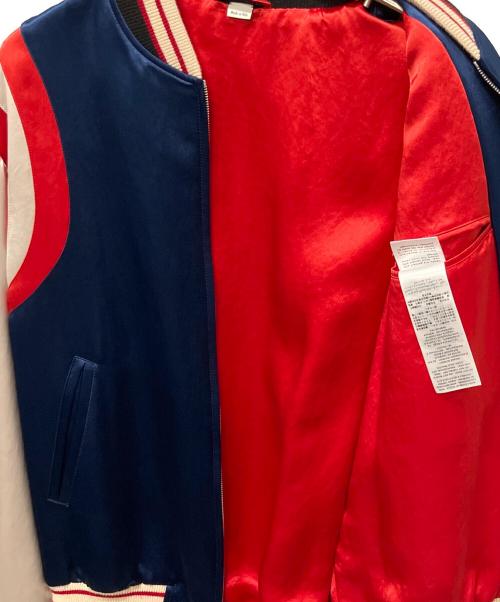 GUCCI（グッチ）GUCCI (グッチ) GGブレードボンバージャケット ネイビー サイズ:44の古着・服飾アイテム