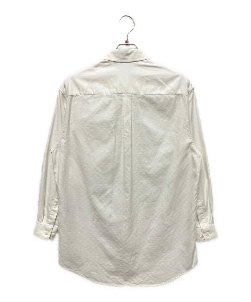 GUCCI（グッチ）GUCCI (グッチ) GG柄BDシャツ ホワイト サイズ:44の古着・服飾アイテム