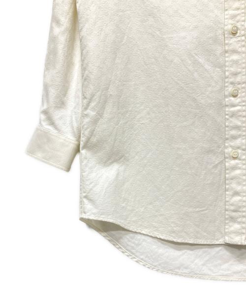 GUCCI（グッチ）GUCCI (グッチ) GG柄BDシャツ ホワイト サイズ:44の古着・服飾アイテム