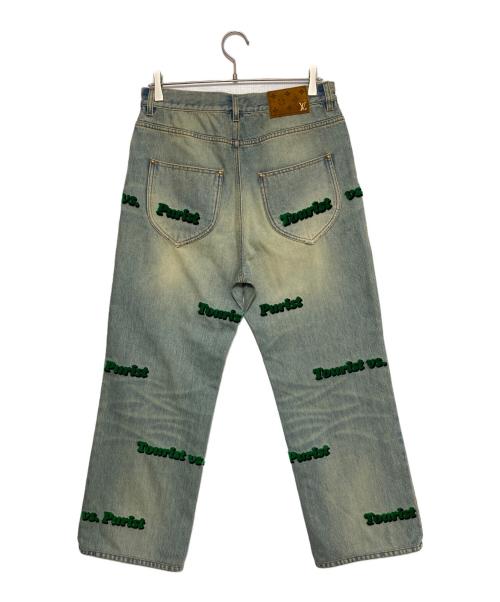 LOUIS VUITTON（ルイ ヴィトン）LOUIS VUITTON (ルイ ヴィトン) Tourist VS Puristタフタージュデニムパンツ インディゴ サイズ:31の古着・服飾アイテム