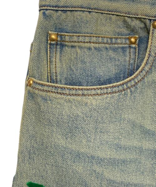 LOUIS VUITTON（ルイ ヴィトン）LOUIS VUITTON (ルイ ヴィトン) Tourist VS Puristタフタージュデニムパンツ インディゴ サイズ:31の古着・服飾アイテム