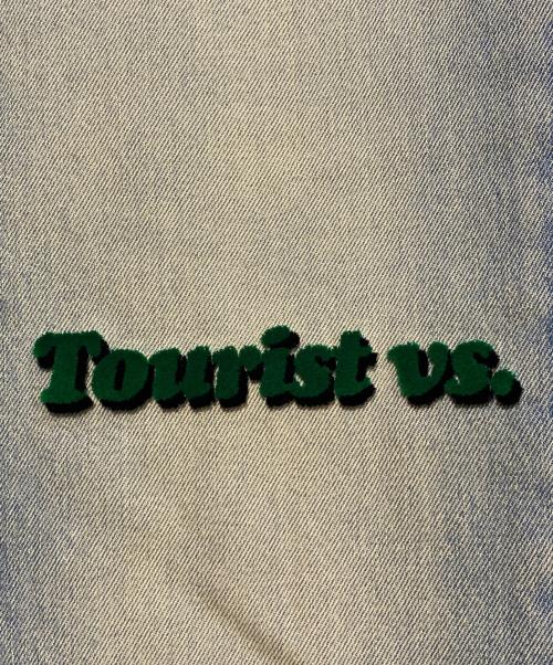 LOUIS VUITTON（ルイ ヴィトン）LOUIS VUITTON (ルイ ヴィトン) Tourist VS Puristタフタージュデニムパンツ インディゴ サイズ:31の古着・服飾アイテム