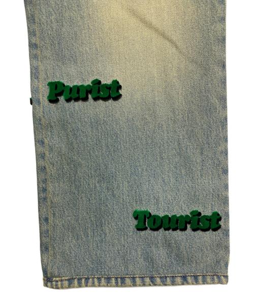 LOUIS VUITTON（ルイ ヴィトン）LOUIS VUITTON (ルイ ヴィトン) Tourist VS Puristタフタージュデニムパンツ インディゴ サイズ:31の古着・服飾アイテム