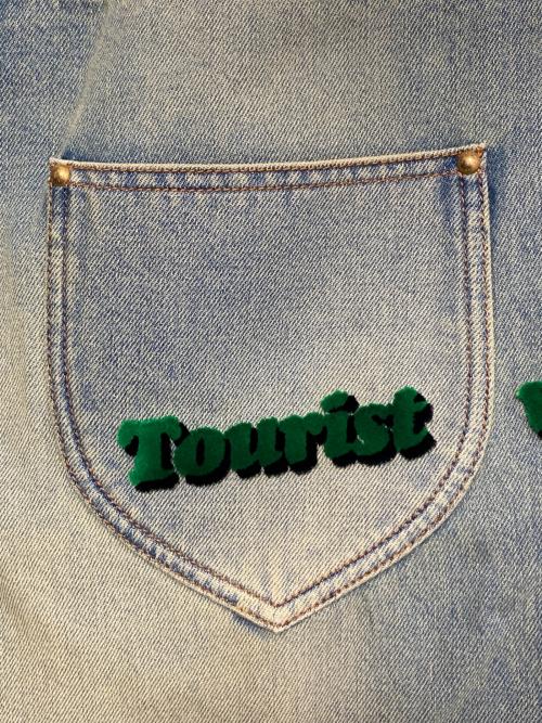 LOUIS VUITTON（ルイ ヴィトン）LOUIS VUITTON (ルイ ヴィトン) Tourist VS Puristタフタージュデニムパンツ インディゴ サイズ:31の古着・服飾アイテム