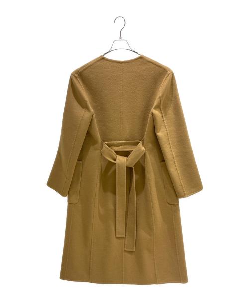 CELINE（セリーヌ）CELINE (セリーヌ) ピュアカシミヤ ダブルフェイス カラー コート 2M6816700 キャメル サイズ:34の古着・服飾アイテム