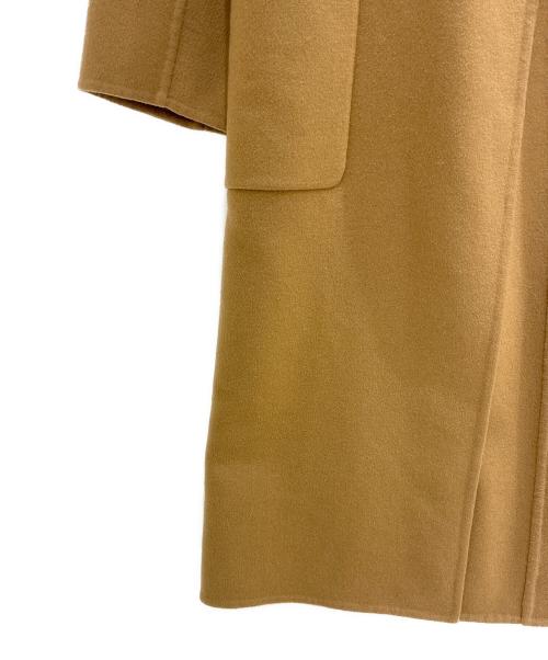 CELINE（セリーヌ）CELINE (セリーヌ) ピュアカシミヤ ダブルフェイス カラー コート 2M6816700 キャメル サイズ:34の古着・服飾アイテム