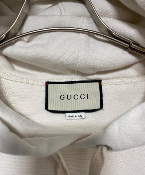 GUCCI（グッチ）GUCCI (グッチ) テニスロゴパーカー ベージュ サイズ:Sの古着・服飾アイテム