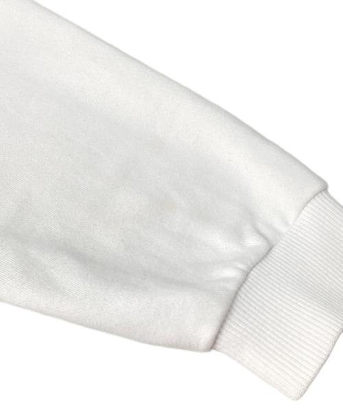 CELINE（セリーヌ）CELINE (セリーヌ) バックロゴプリントルーズジップアップパーカー ホワイト サイズ:Mの古着・服飾アイテム