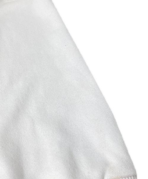 CELINE（セリーヌ）CELINE (セリーヌ) バックロゴプリントルーズジップアップパーカー ホワイト サイズ:Mの古着・服飾アイテム