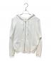 CELINE（セリーヌ）の古着「バックロゴプリントルーズジップアップパーカー」｜ホワイト