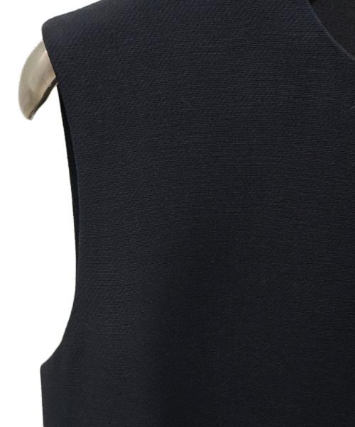 Christian Dior（クリスチャン ディオール）Christian Dior (クリスチャン ディオール) プリーツドッキングワンピース ネイビー サイズ:36の古着・服飾アイテム