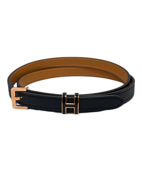 HERMES（エルメス）HERMES (エルメス) ポップアッシュベルト ブラック サイズ:80の古着・服飾アイテム