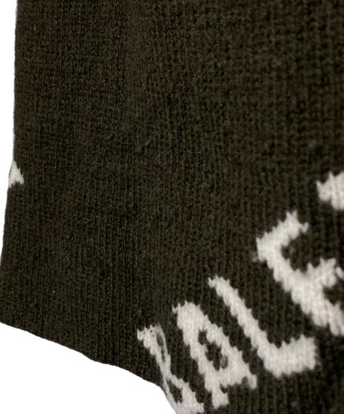 BALENCIAGA（バレンシアガ）BALENCIAGA (バレンシアガ) オールオーバーロゴニット オリーブ サイズ:XSの古着・服飾アイテム