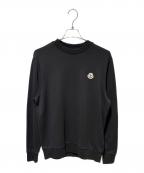 MONCLERモンクレール）の古着「ロゴワッペンスウェット」｜ブラック