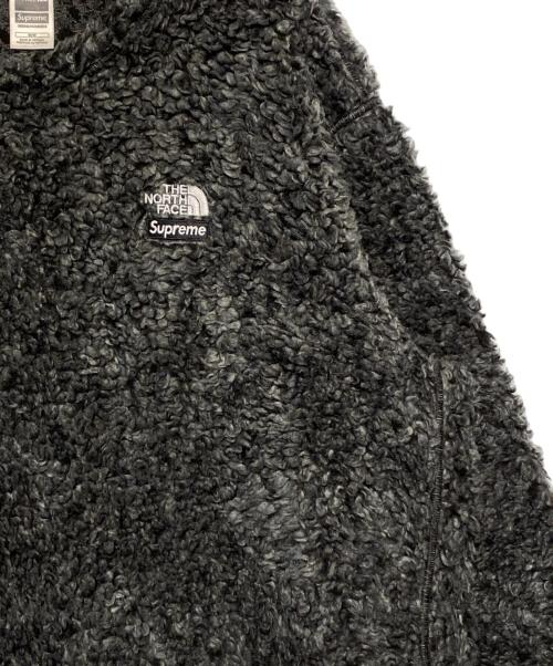 SUPREME（シュプリーム）SUPREME (シュプリーム) THE NORTH FACE (ザ ノース フェイス) High Pile Fleece Pullover グレー サイズ:Mの古着・服飾アイテム