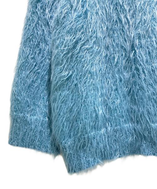 GUCCI（グッチ）GUCCI (グッチ) ブラッシュドニット 695655 XKCEN スカイブルー サイズ:XLの古着・服飾アイテム