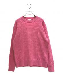 GIVENCHY（ジバンシィ）の古着「4Gロゴカシミヤニット　BW90FY4ZD8」｜ピンク