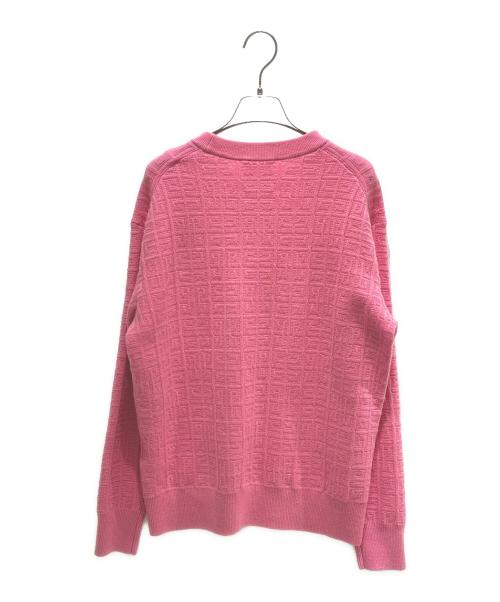 GIVENCHY（ジバンシィ）GIVENCHY (ジバンシィ) 4Gロゴカシミヤニット　BW90FY4ZD8 ピンク サイズ:Sの古着・服飾アイテム