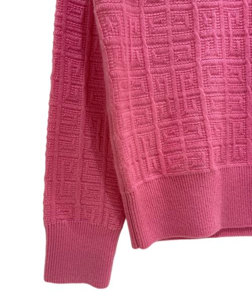GIVENCHY（ジバンシィ）GIVENCHY (ジバンシィ) 4Gロゴカシミヤニット　BW90FY4ZD8 ピンク サイズ:Sの古着・服飾アイテム